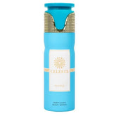 Lightblauwe riffs deodorant body spray met goud en turquoise dop voor frisheid